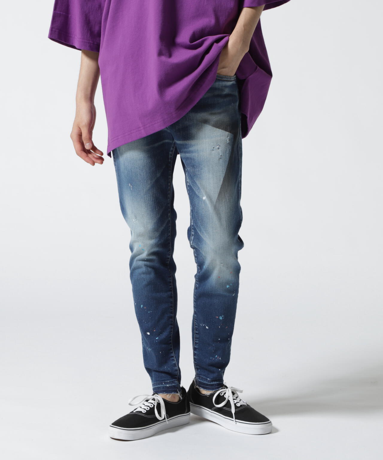 SURT/サート STAR PAINT DENIM