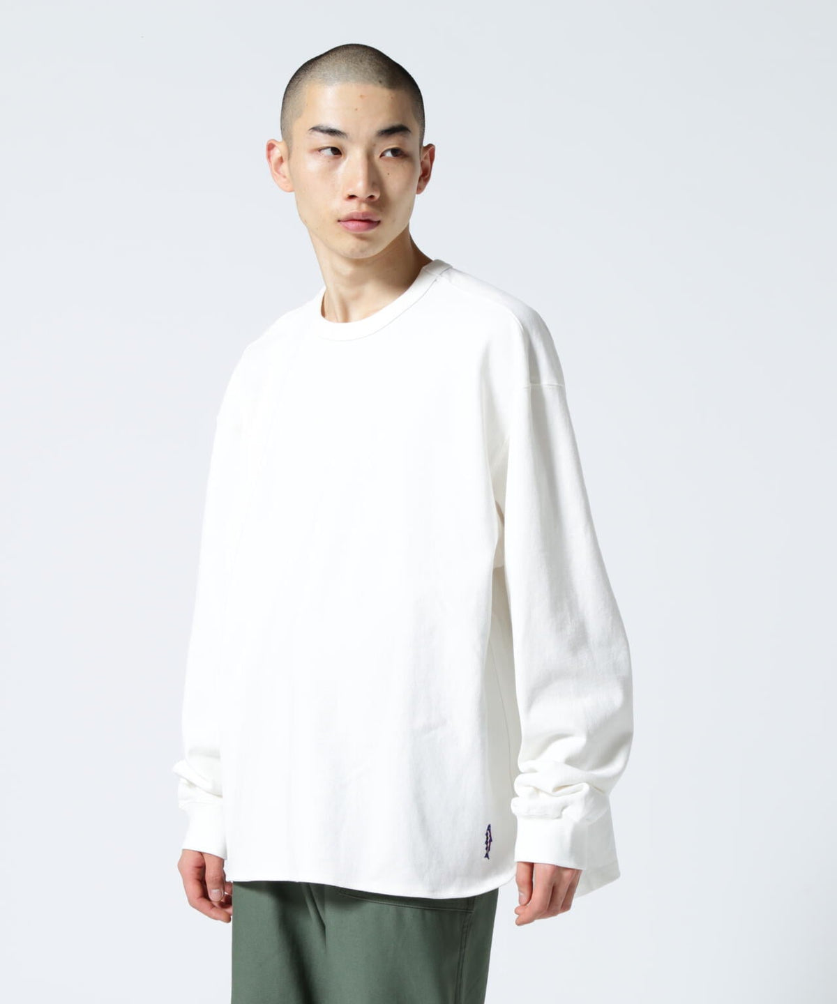 MANASTASH/マナスタッシュ MS TUCK LONG SLEEVE TEE タックロングスリーブティー