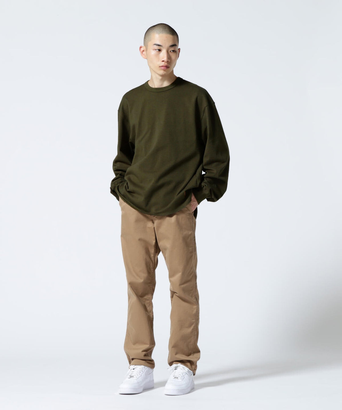 MANASTASH/マナスタッシュ MS TUCK LONG SLEEVE TEE タックロングスリーブティー