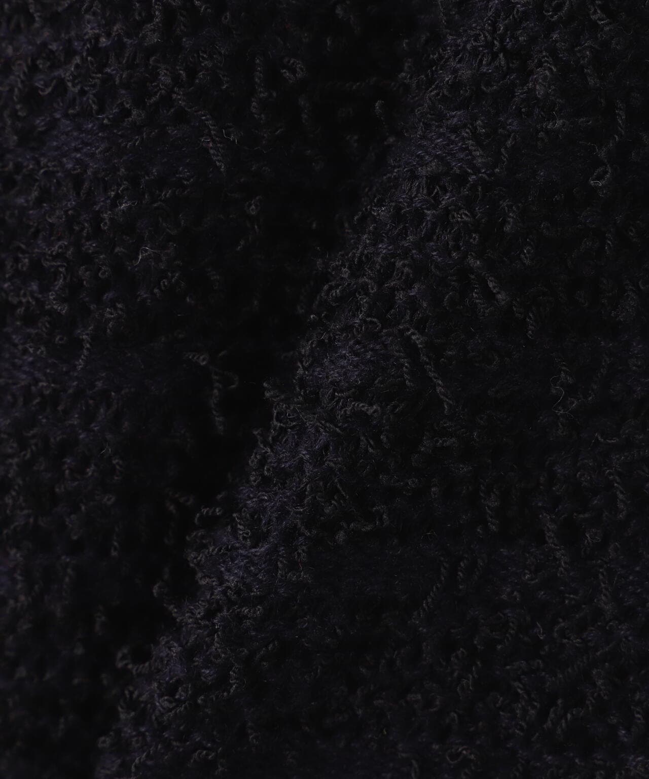 B omnivore/ビーオムニボー コットンファンシーヤーン2WAYプルオーバー