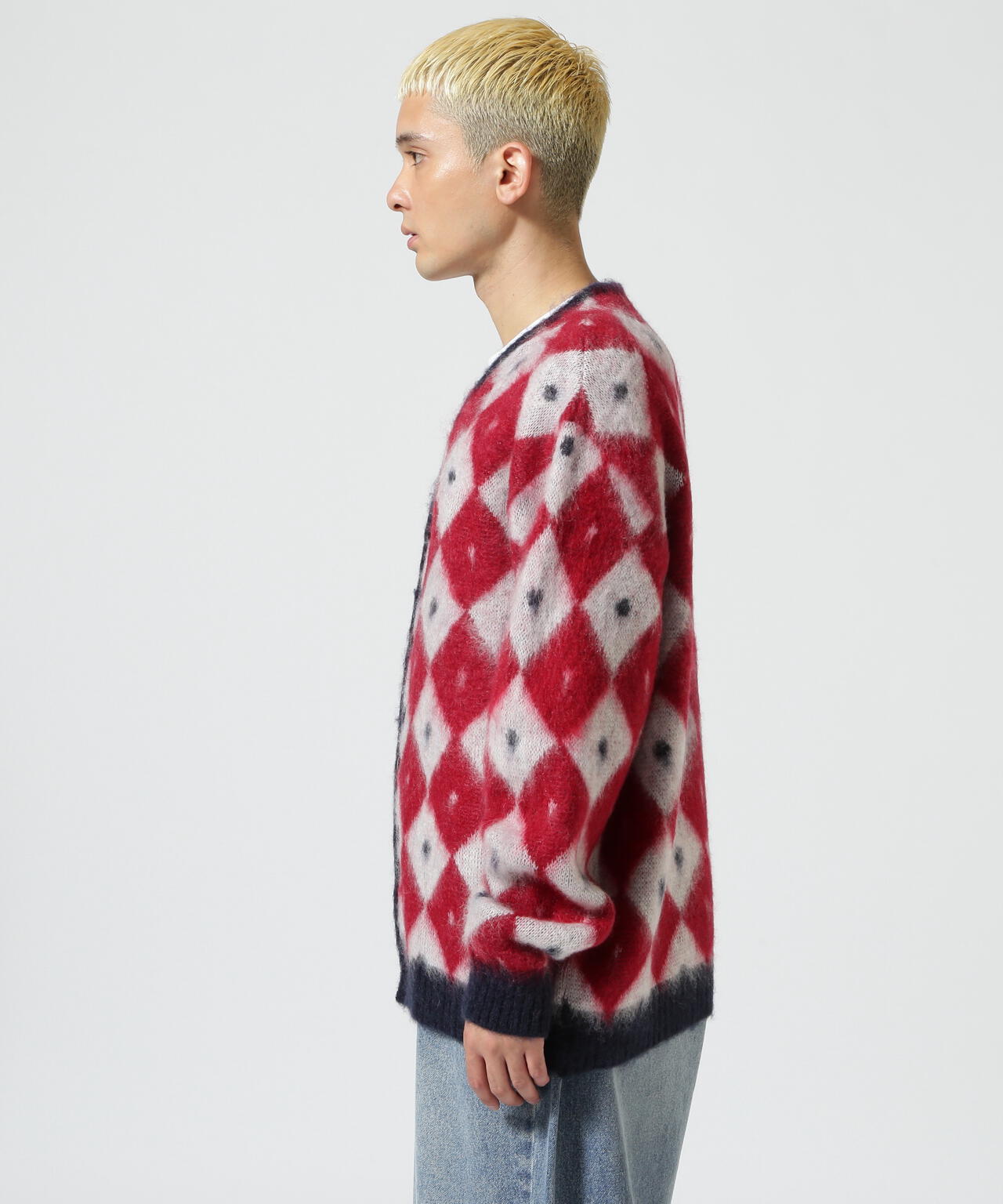 Needles/ニードルズ Mohair Cardigan - Diamond