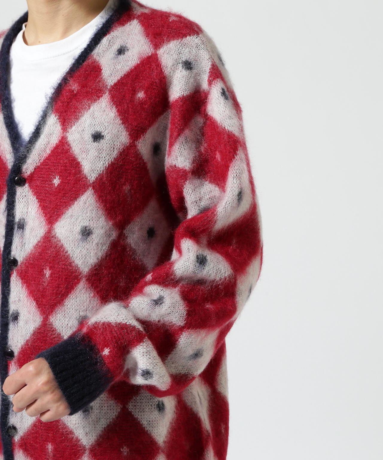 Needles/ニードルズ Mohair Cardigan - Diamond