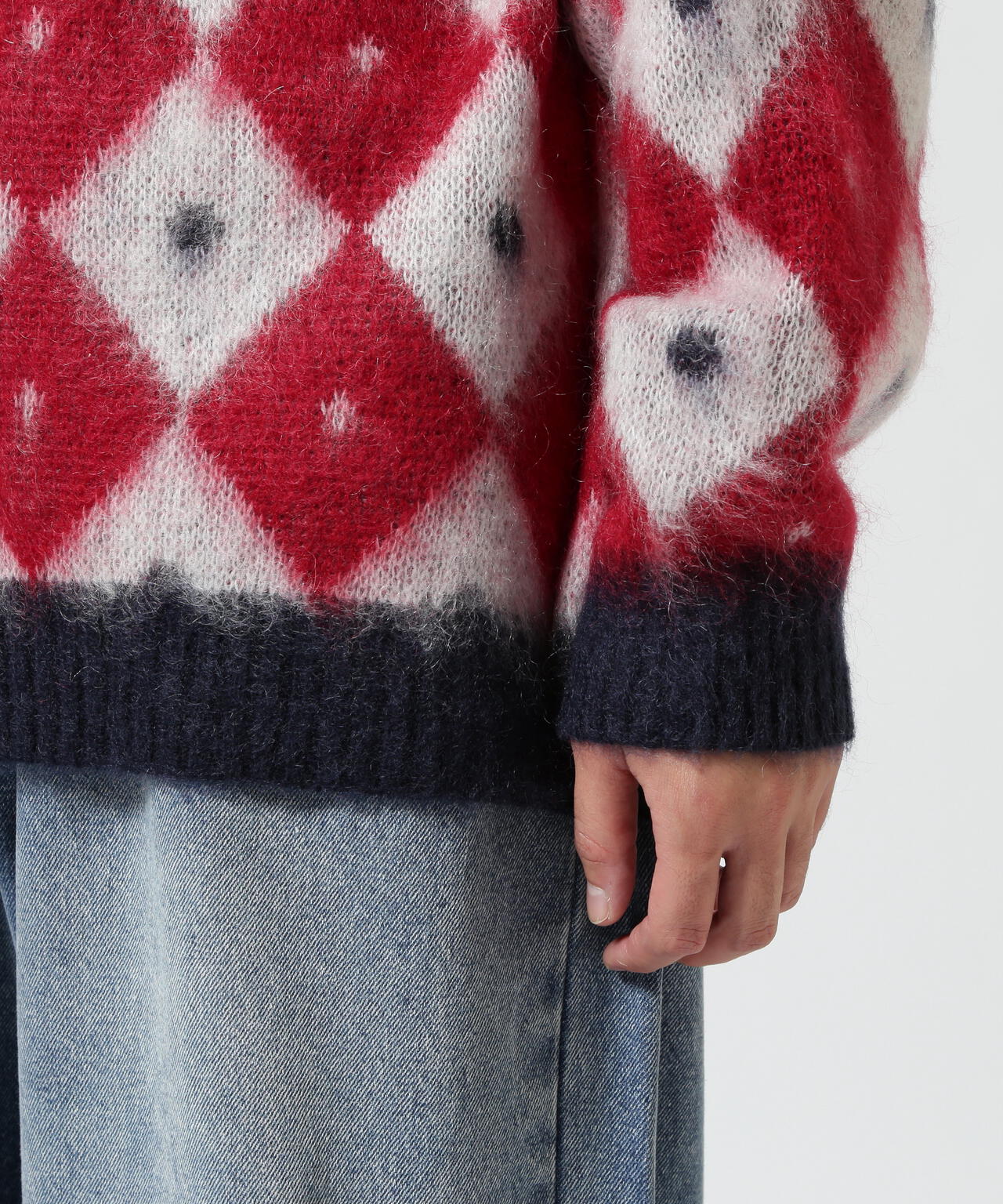 Needles/ニードルズ Mohair Cardigan - Diamond