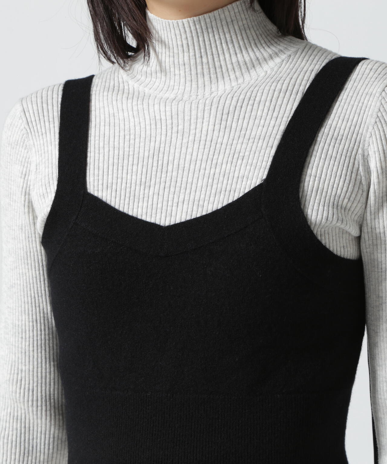 RHODOLIRION/ロドリリオン BOILED WOOL KNIT CAMISOLE