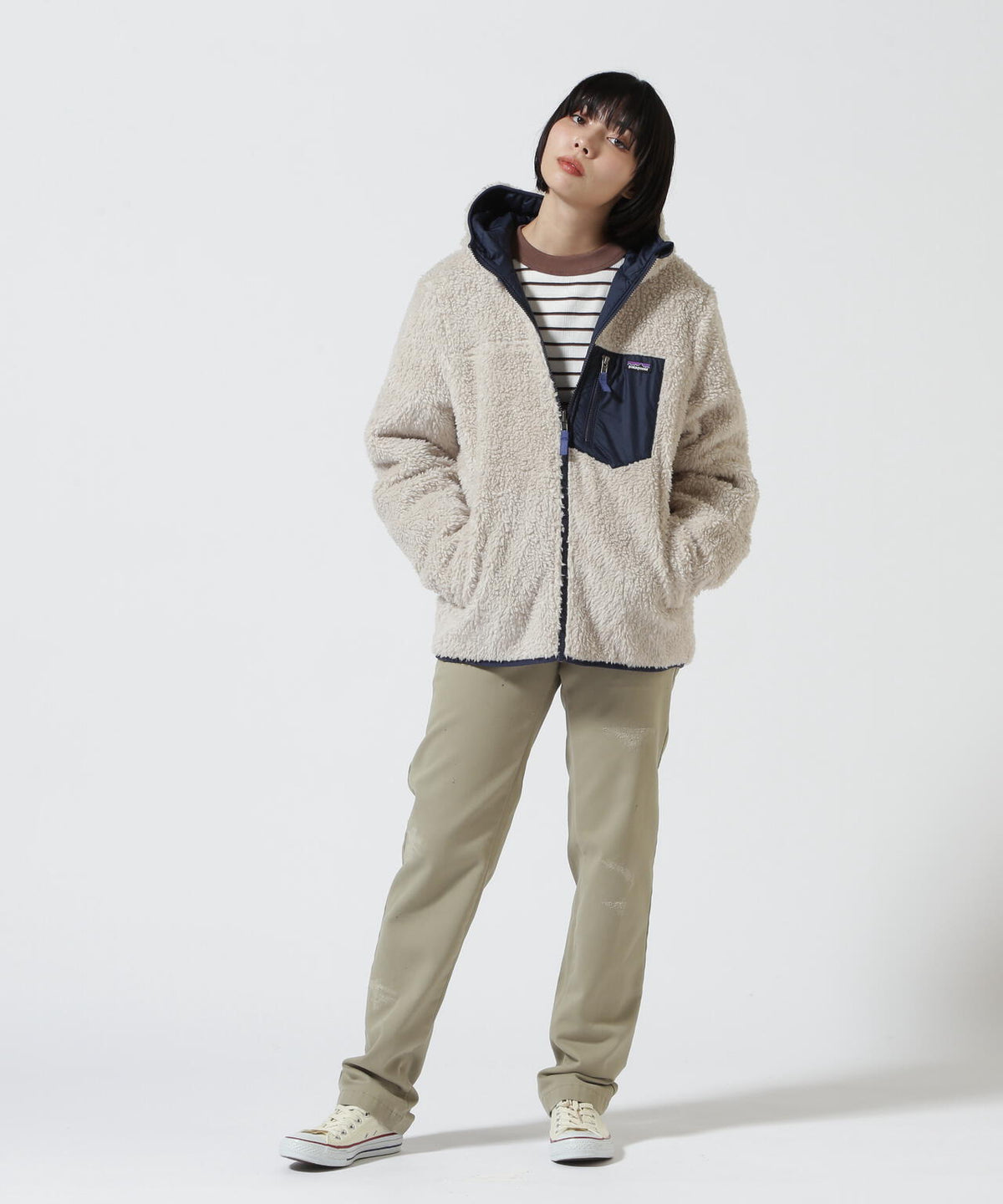 Patagonia/パタゴニア キッズ・リバーシブル・レディ・フレディ・フーディ 68095