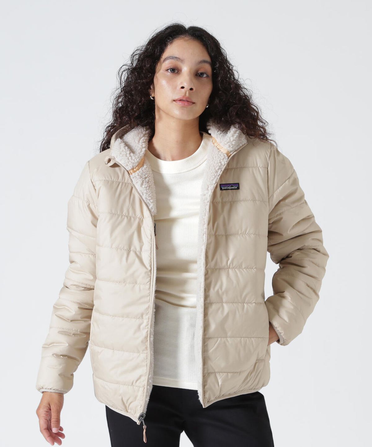 Patagonia/パタゴニア キッズ・リバーシブル・レディ・フレディ・フーディ 68095