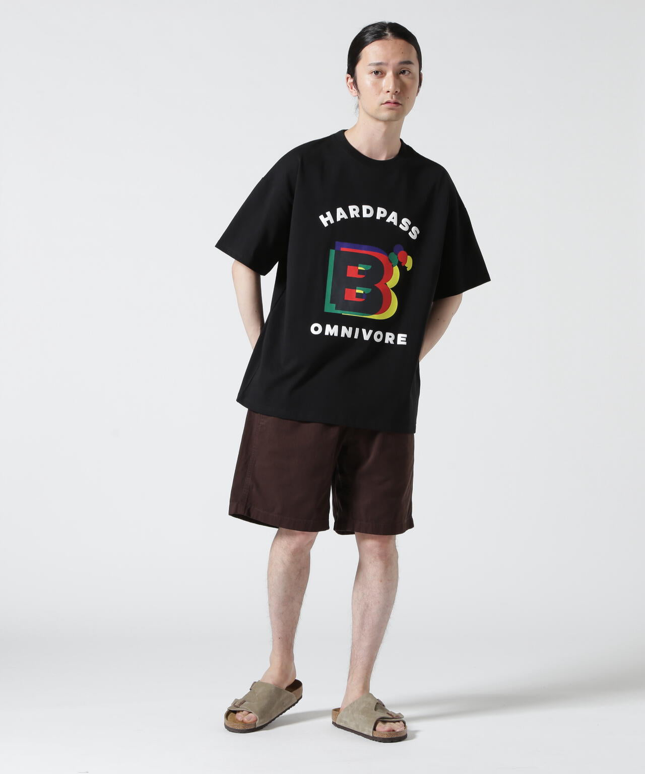 B omnivore/ビーオムニボー HARDPASS S/S TEE
