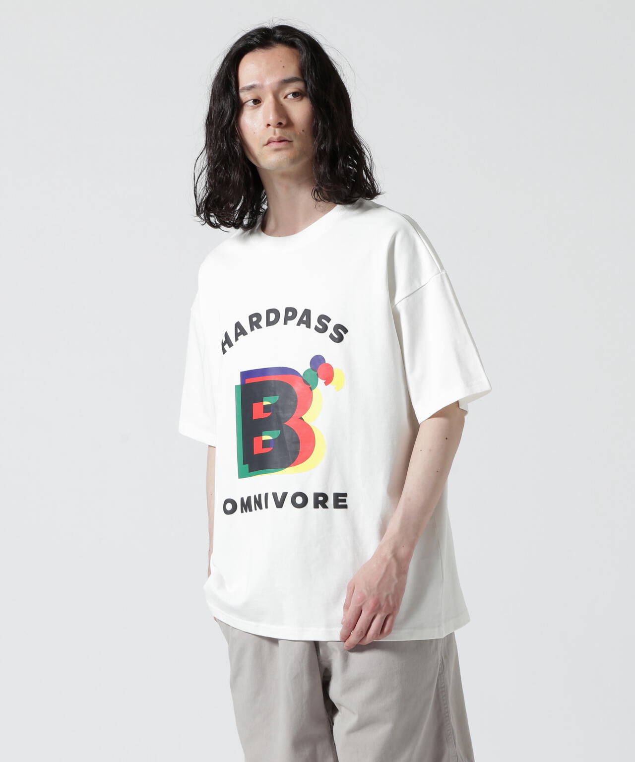 B omnivore/ビーオムニボー HARDPASS S/S TEE