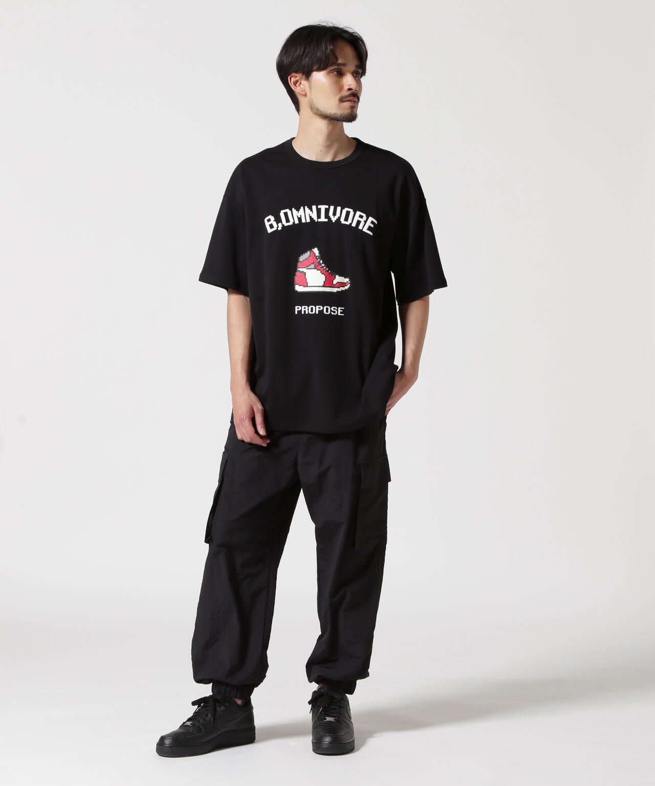 B omnivore/ビーオムニボー SNEAKERS S/S Tee