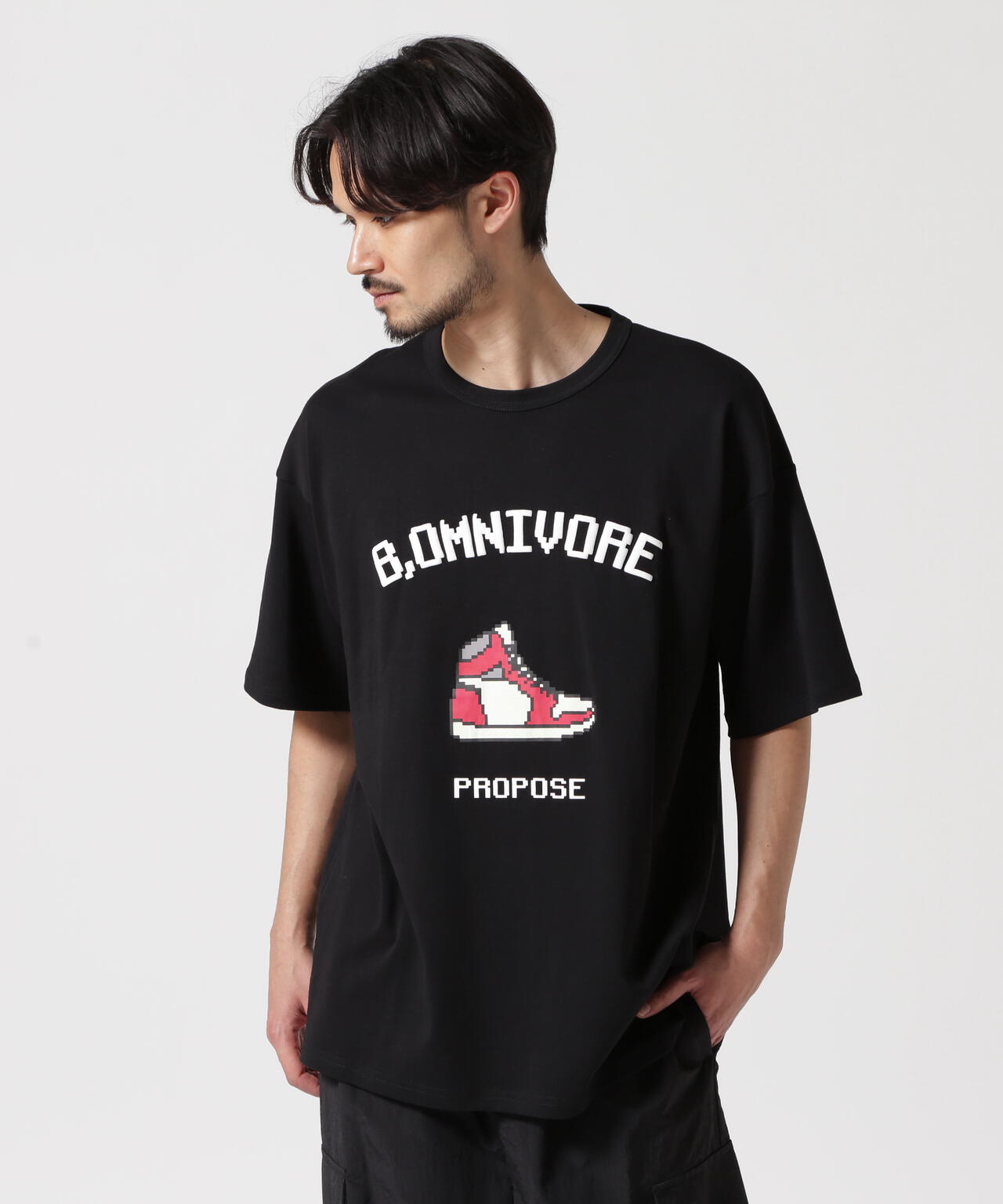 B omnivore/ビーオムニボー SNEAKERS S/S Tee