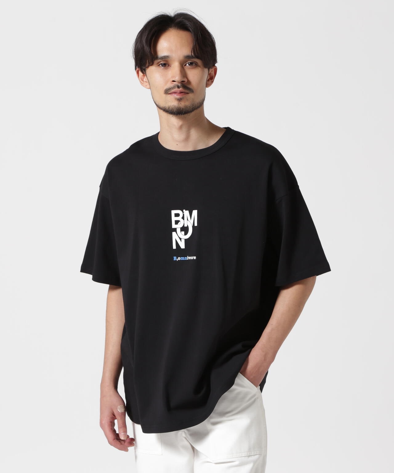 B omnivore/ビーオムニボー BMN S/S Tee
