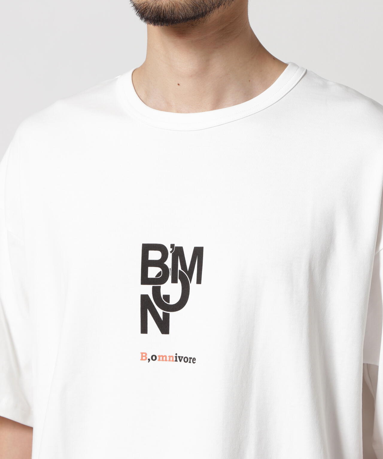 B omnivore/ビーオムニボー BMN S/S Tee
