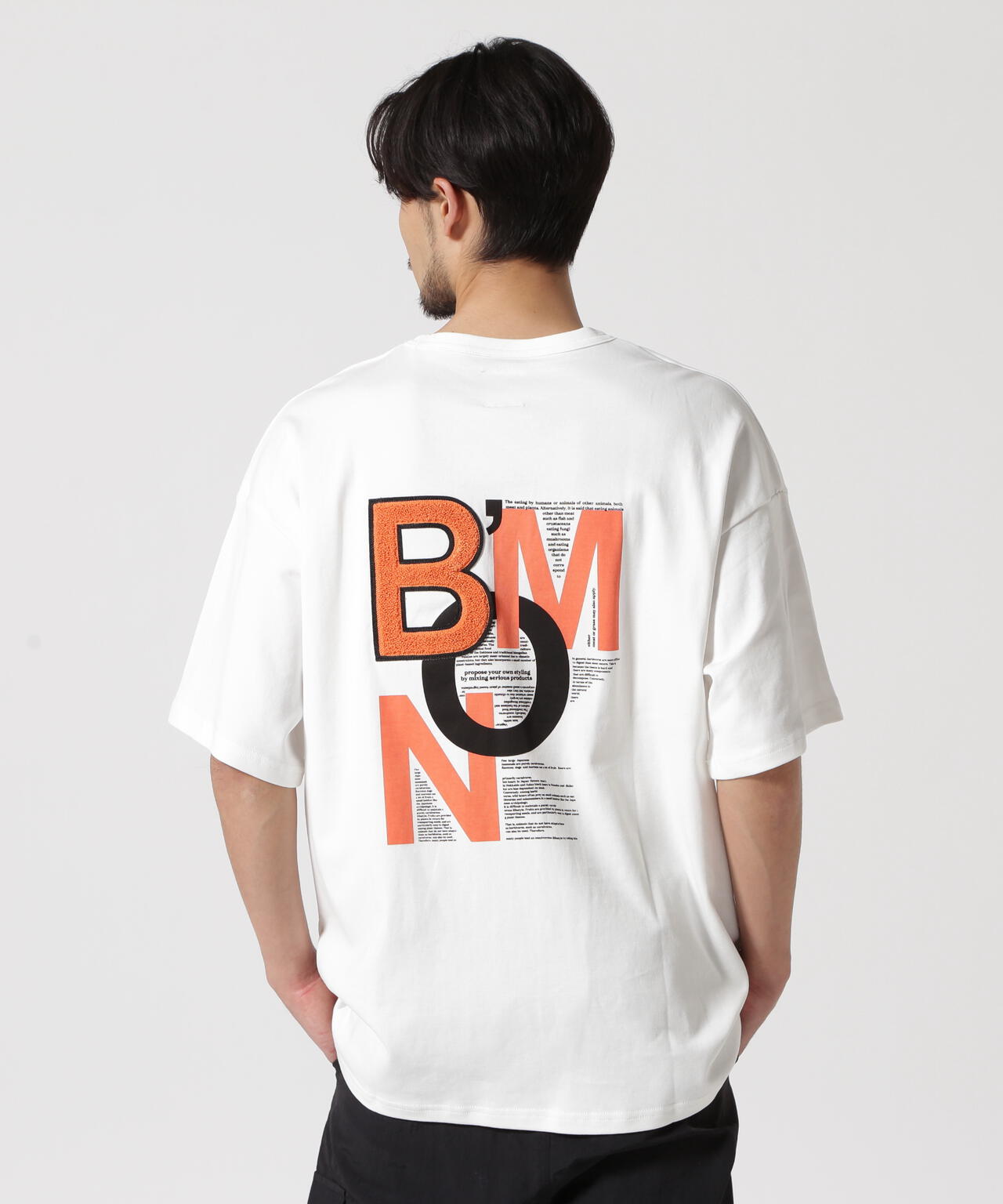 B omnivore/ビーオムニボー BMN S/S Tee