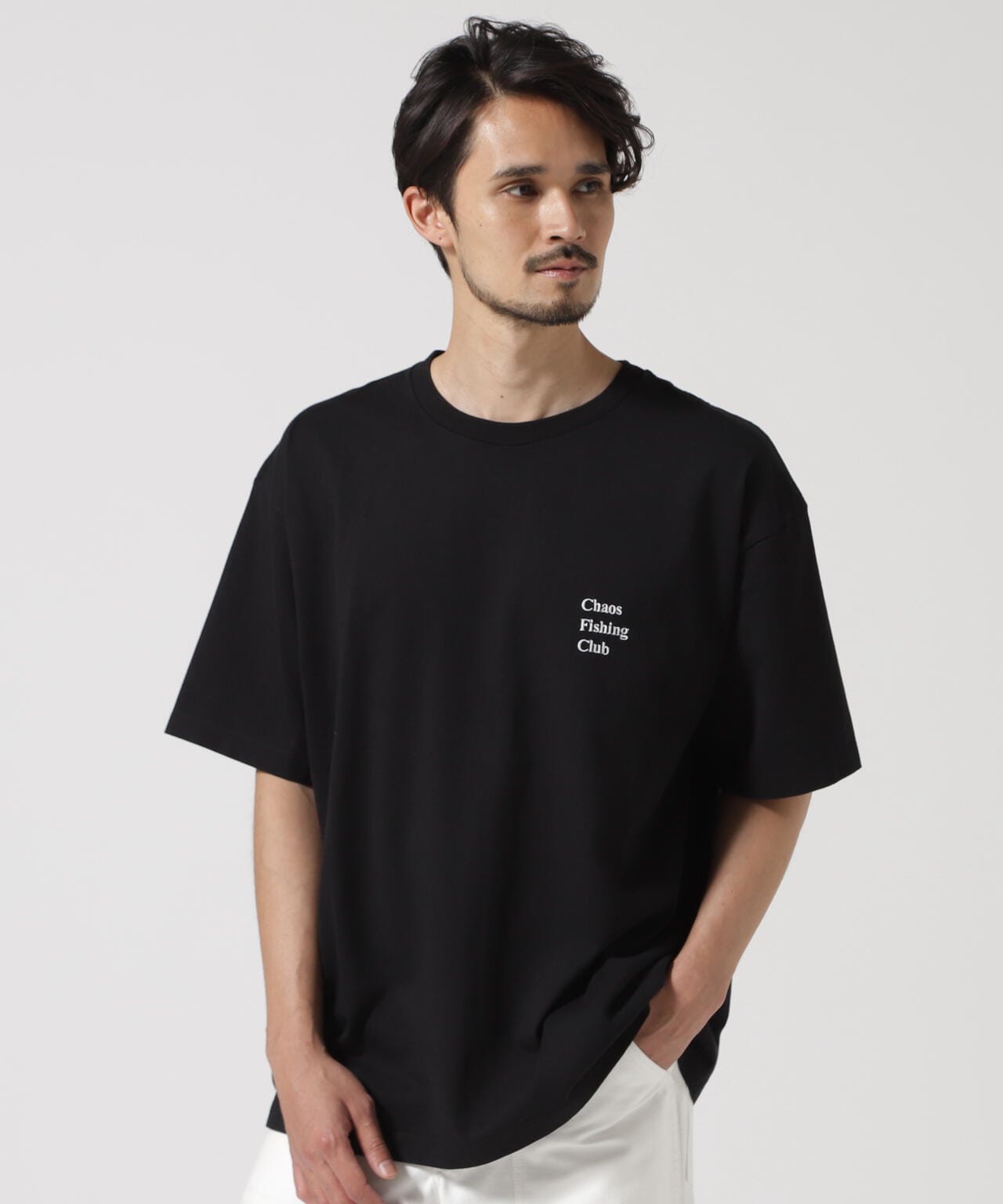 Chaos Fishing Club LOGO CREW NECK T-SHIRT