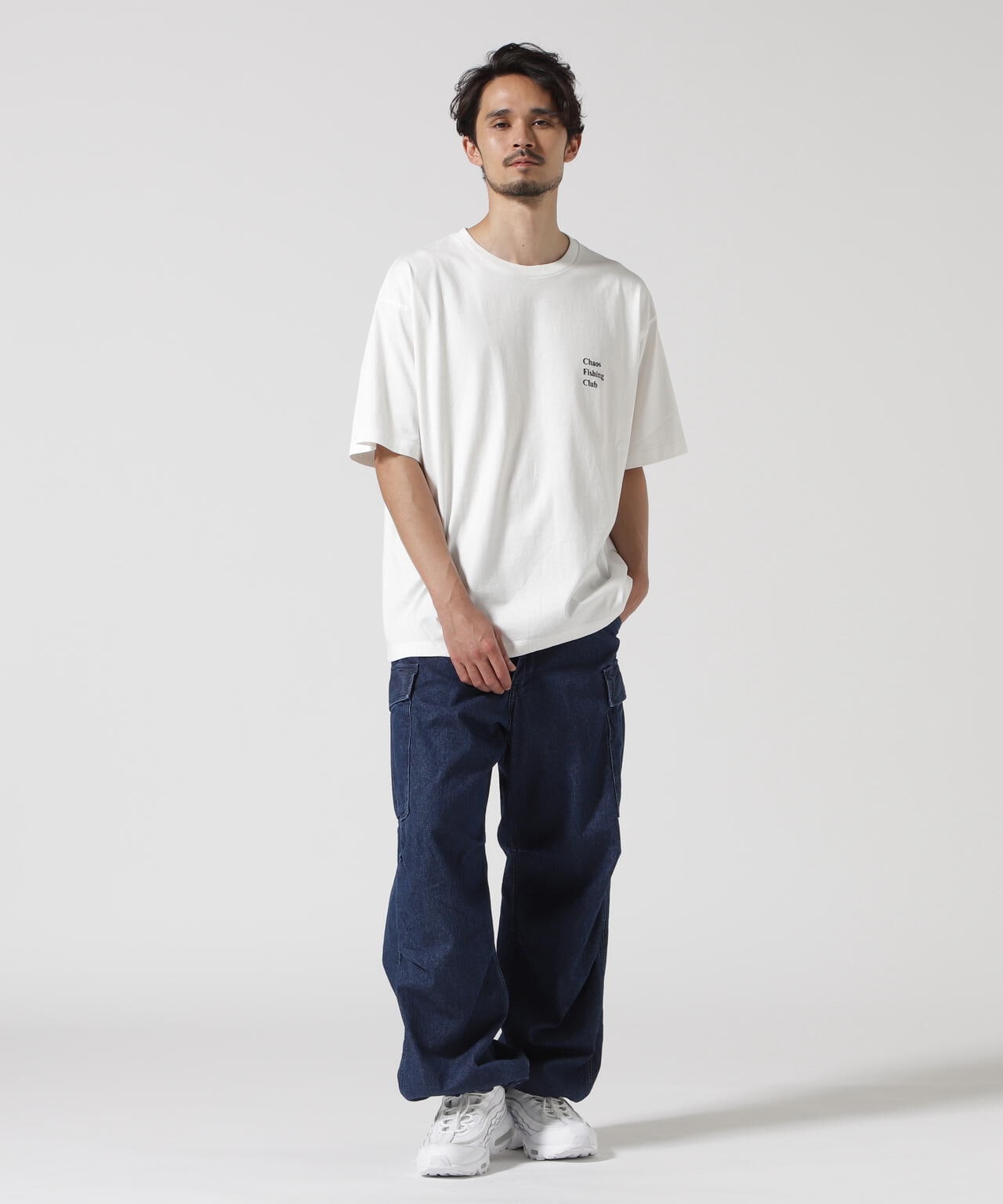 Chaos Fishing Club LOGO CREW NECK T-SHIRT