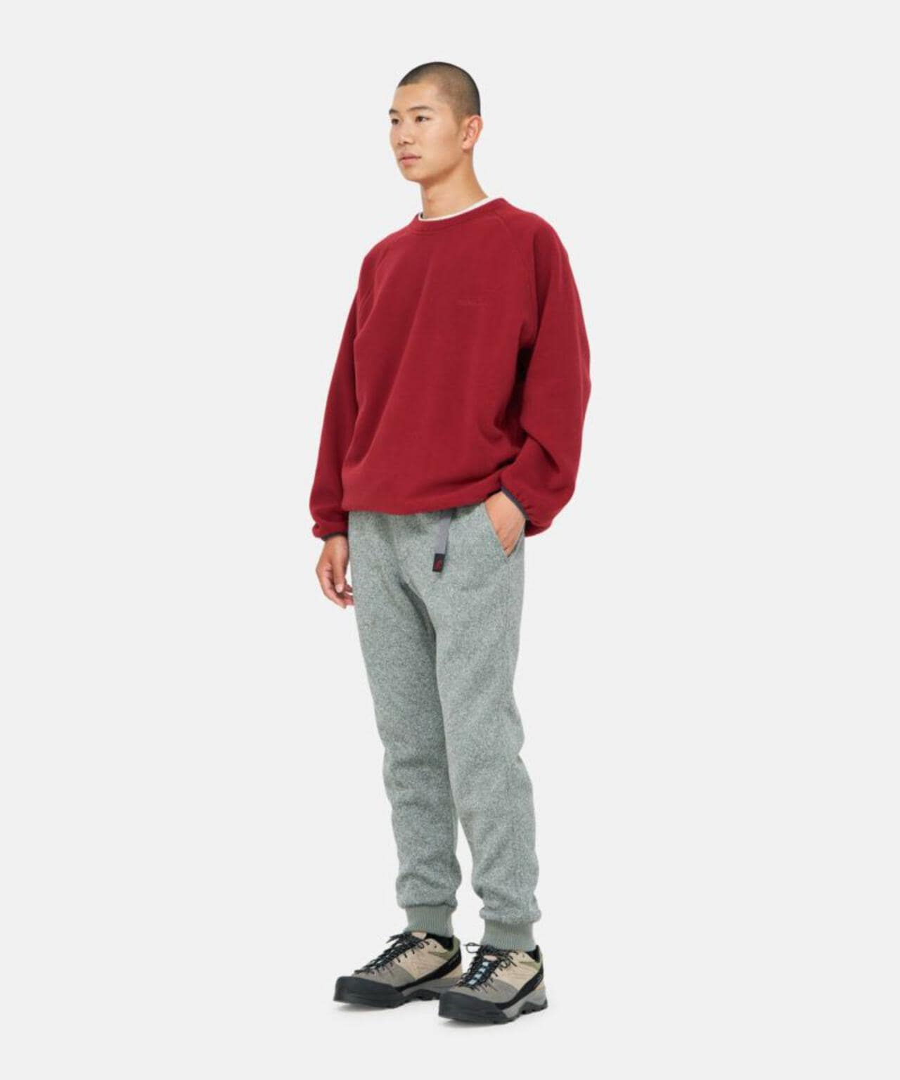 GRAMICCI/グラミチ BONDING KNIT FLEECE NARROW RIB PANT