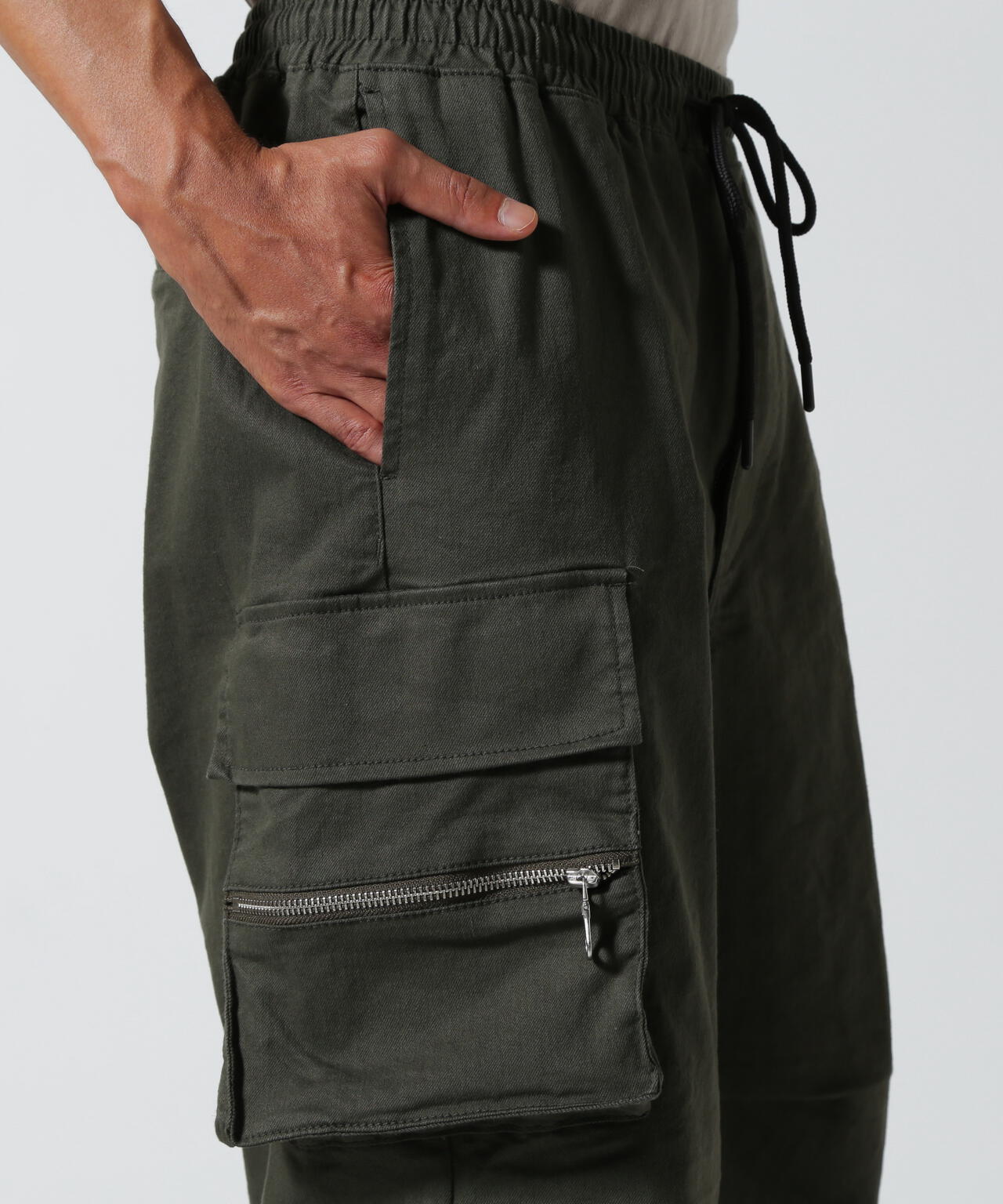 B omnivore/ビーオムニボー ZIP CARGO PANTS ジップカーゴパンツ