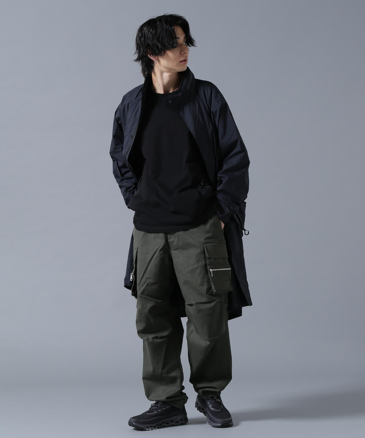 B omnivore/ビーオムニボー ZIP CARGO PANTS ジップカーゴパンツ