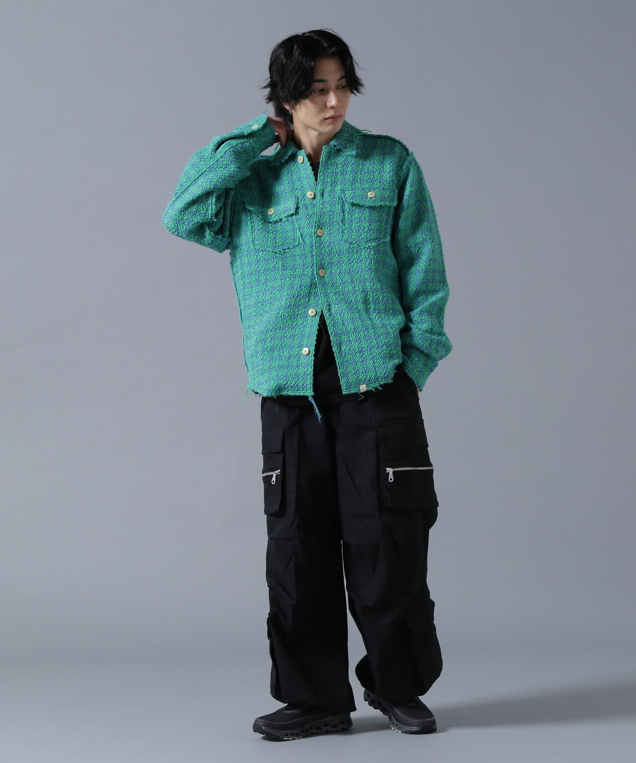 B omnivore/ビーオムニボー W POCKET CARGO PANTS