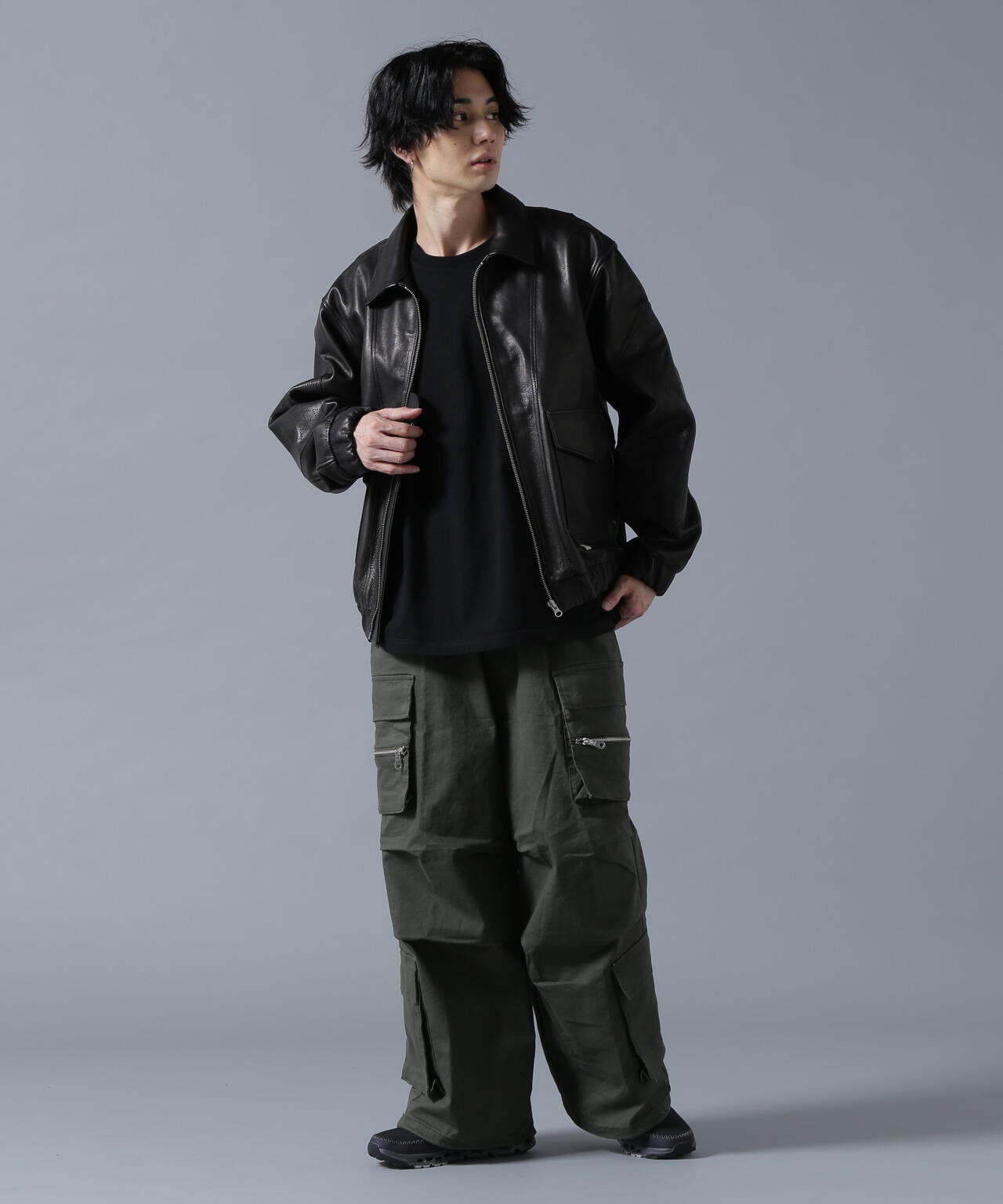 B omnivore/ビーオムニボー W POCKET CARGO PANTS