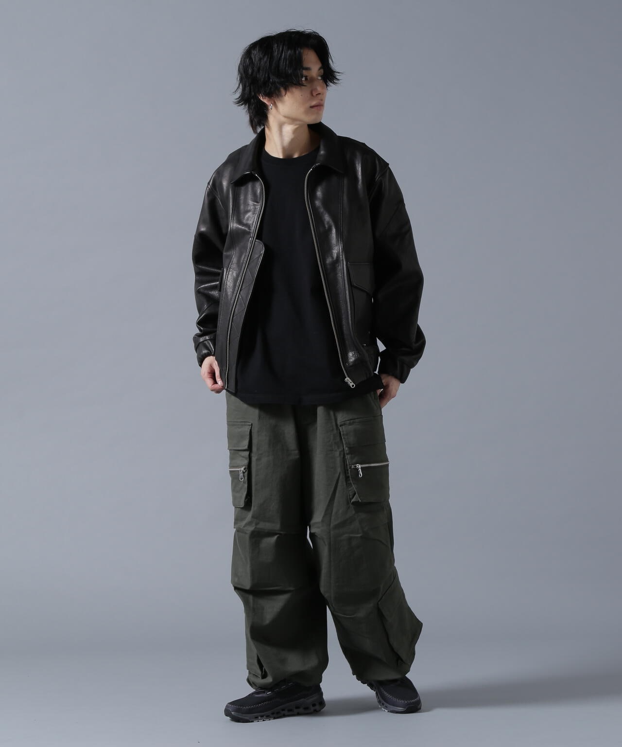 B omnivore/ビーオムニボー W POCKET CARGO PANTS