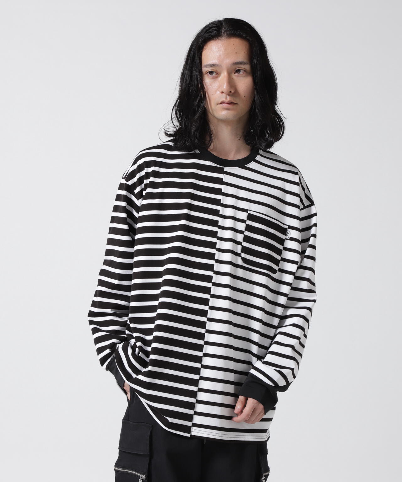 CMF OUTDOOR GARMENT 別注BORDER TEE L/S