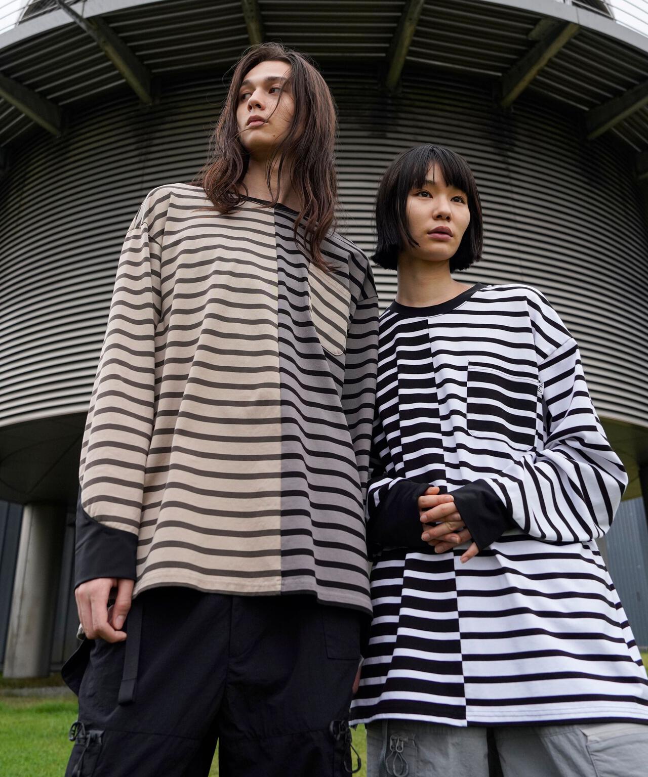 CMF OUTDOOR GARMENT 別注BORDER TEE L/S