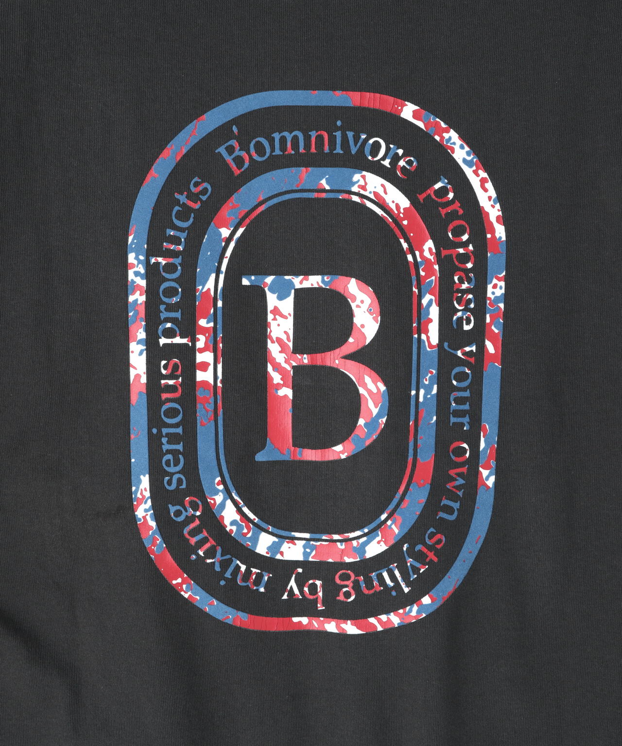 B omnivore/ビーオムニボー L/S FLOCKY LOGO