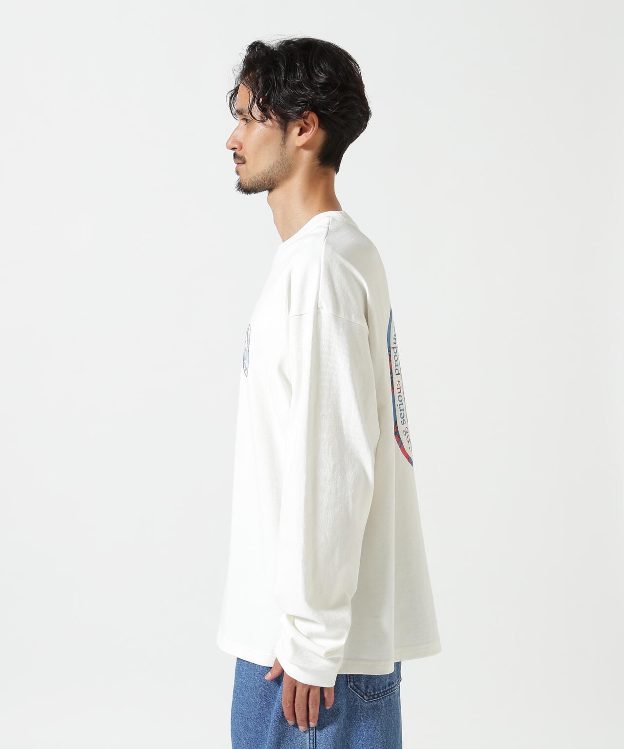 B omnivore/ビーオムニボー L/S FLOCKY LOGO