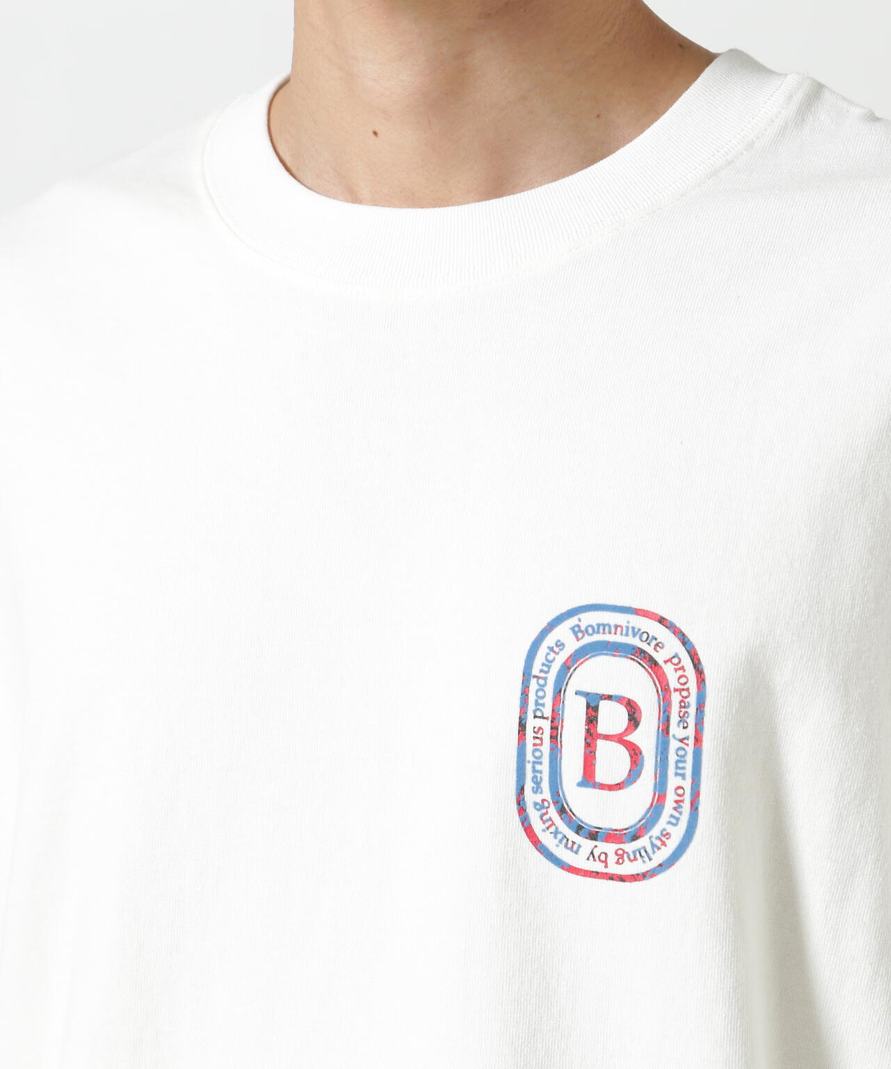 B omnivore/ビーオムニボー L/S FLOCKY LOGO