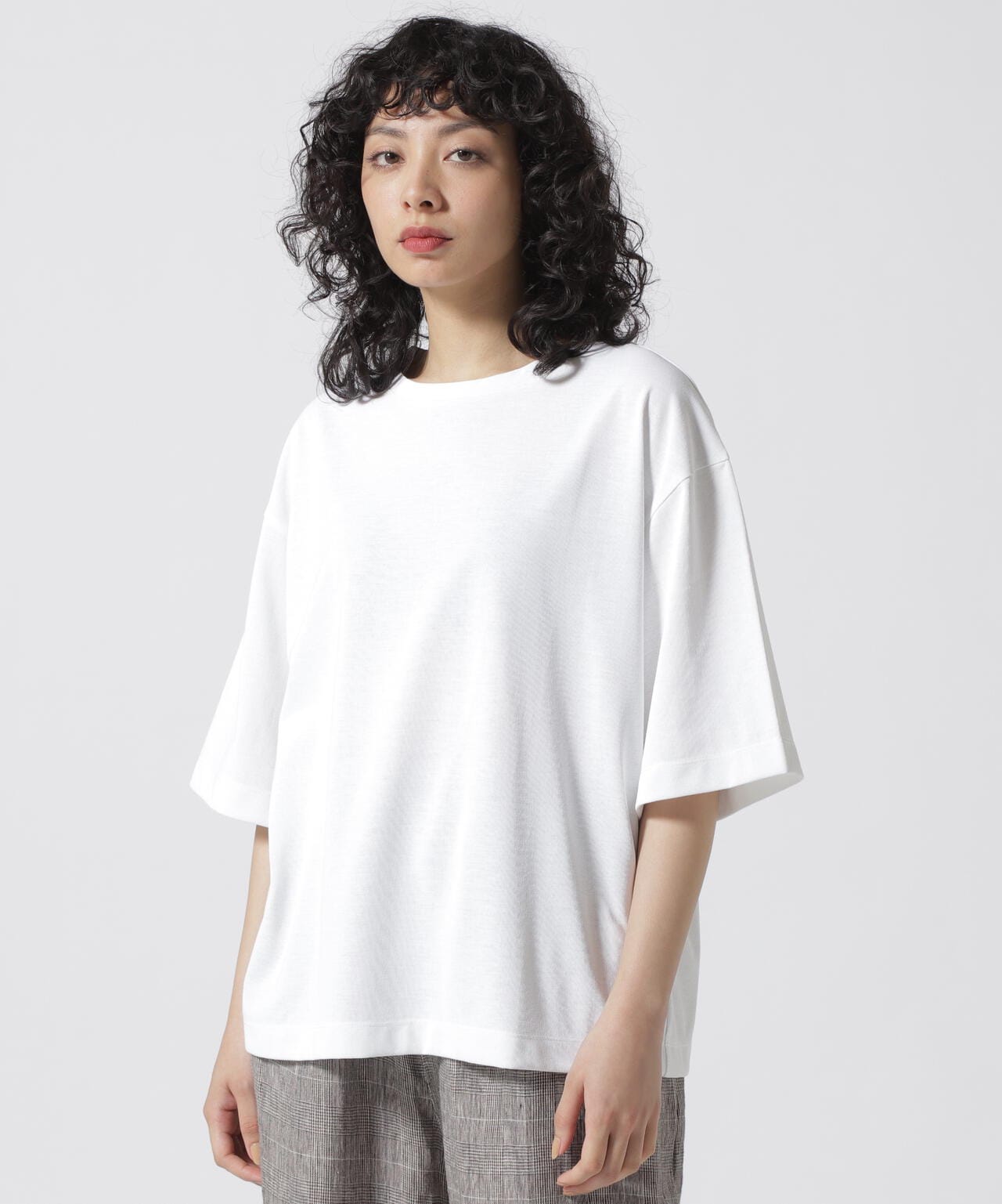 B omnivore/ビーオムニボー 18/1 TRY COOL 天竺Tシャツ