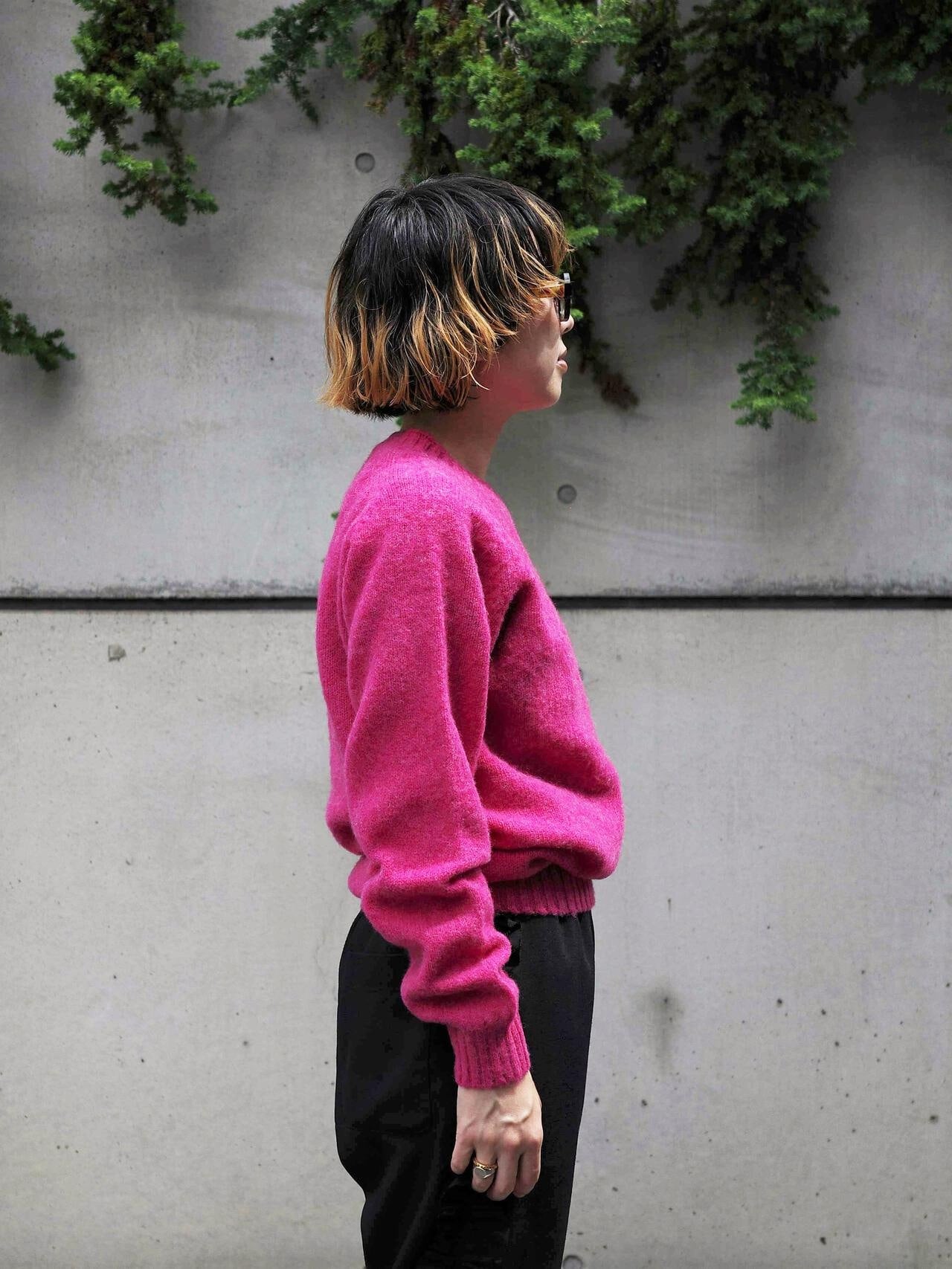 INVERALLAN/インバーアラン 別注SHAGGY CREW SHETLAND SWEATER