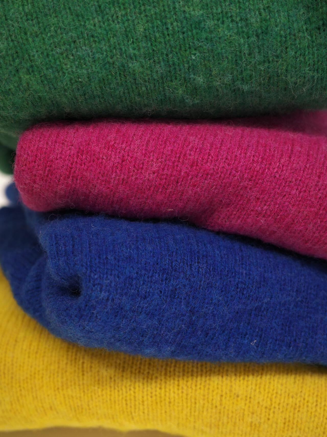 INVERALLAN/インバーアラン 別注SHAGGY CREW SHETLAND SWEATER