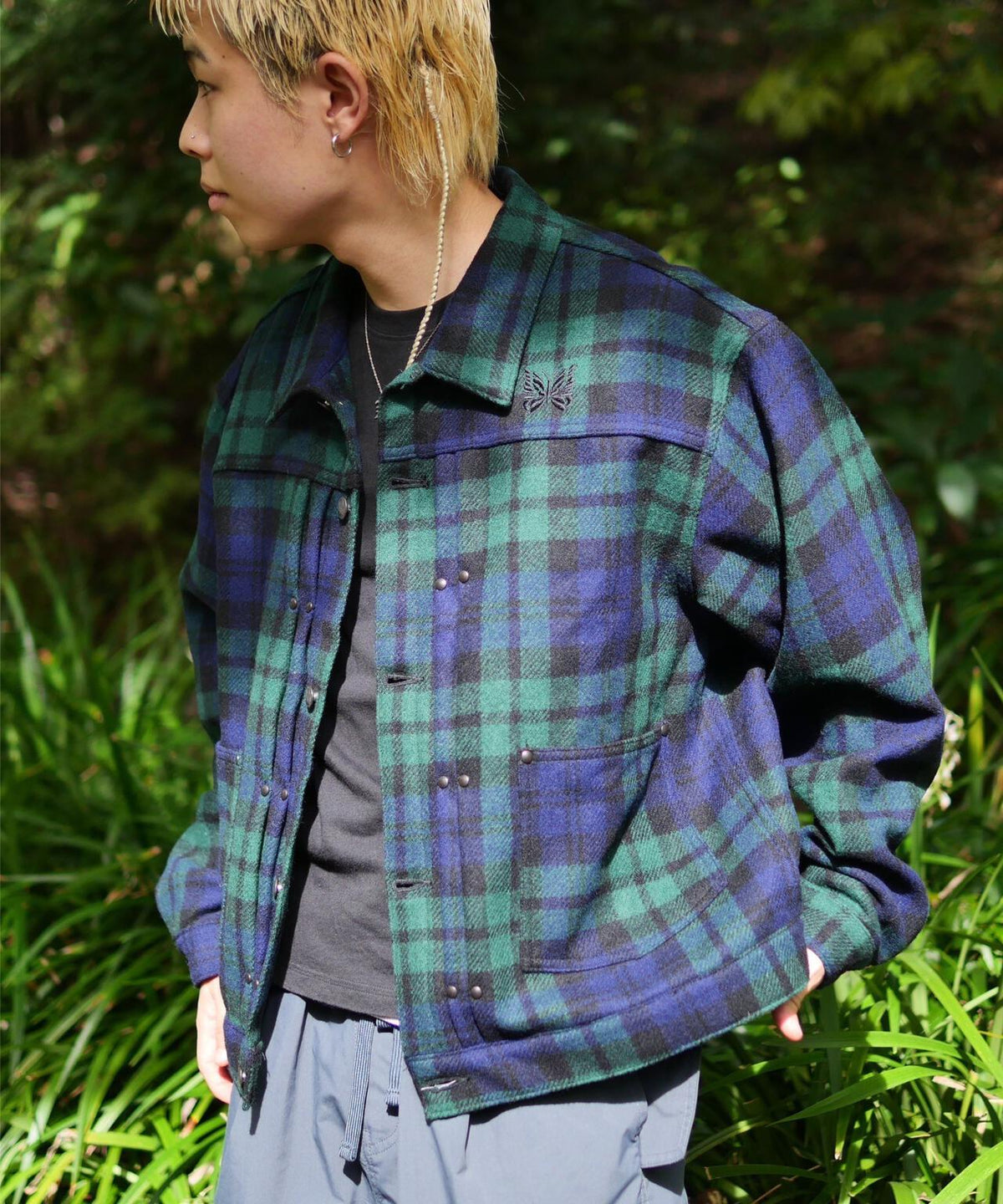 Needles/ニードルズ 別注MW Jean JK - Wool Tartan Plaid