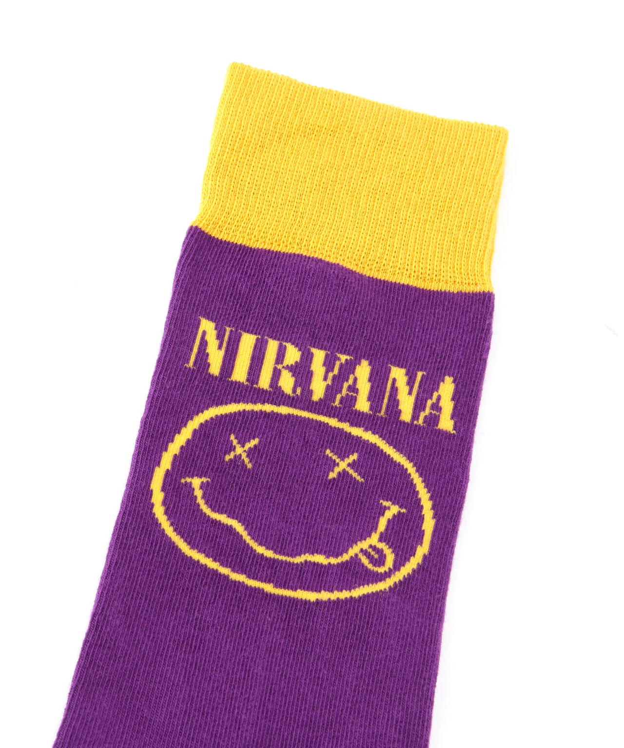 NIRVANA/ニルヴァーナ YELLOW HAPPY FACE SOCKS ソックス