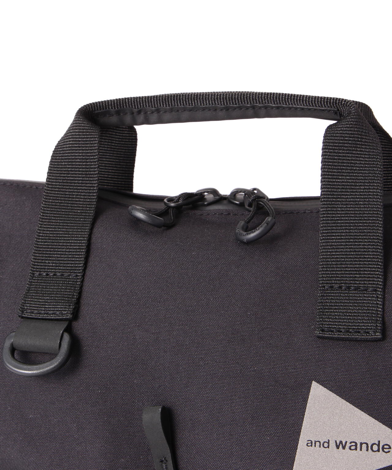 and wander/アンドワンダー PE/CO 2way bag