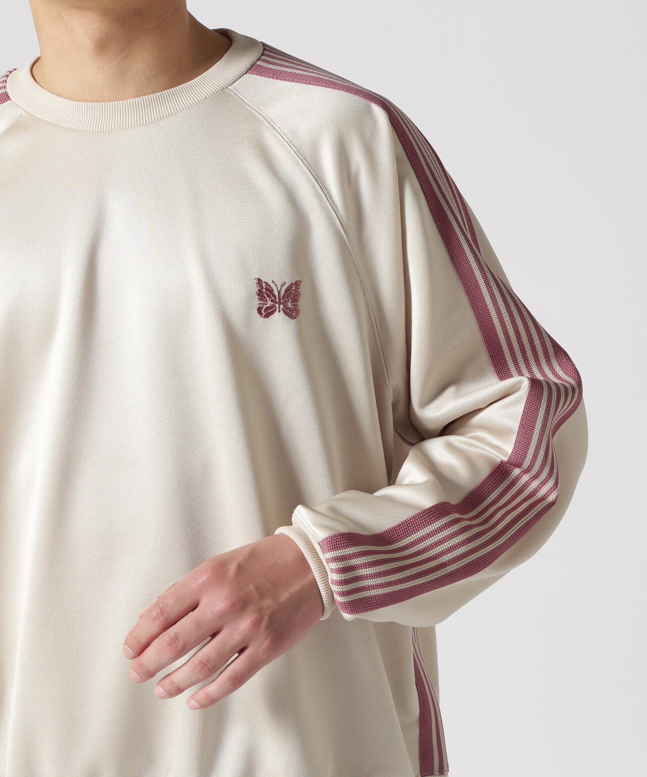 Needles/ニードルズ Track Crew Neck Sh-Poly Smooth
