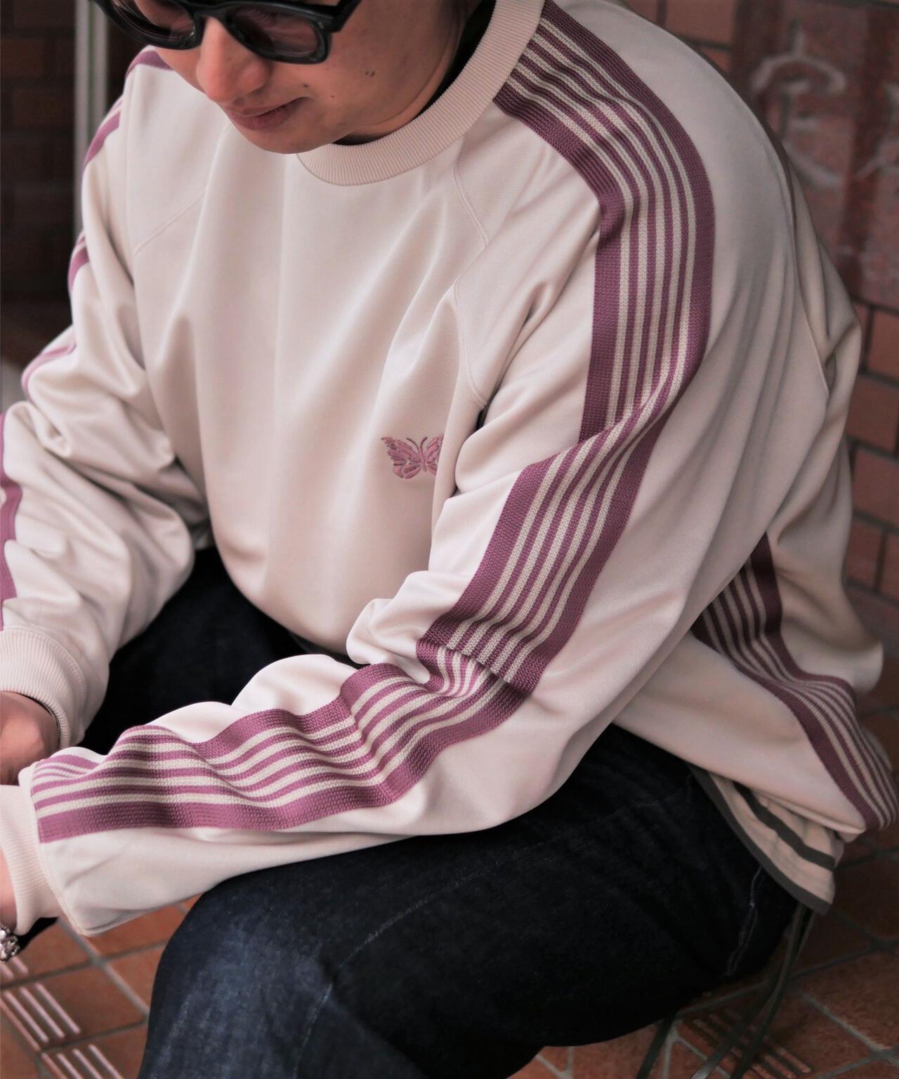 Needles/ニードルズ Track Crew Neck Sh-Poly Smooth