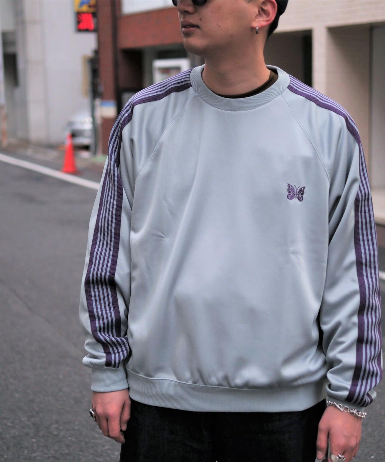 Needles/ニードルズ Track Crew Neck Sh-Poly Smooth