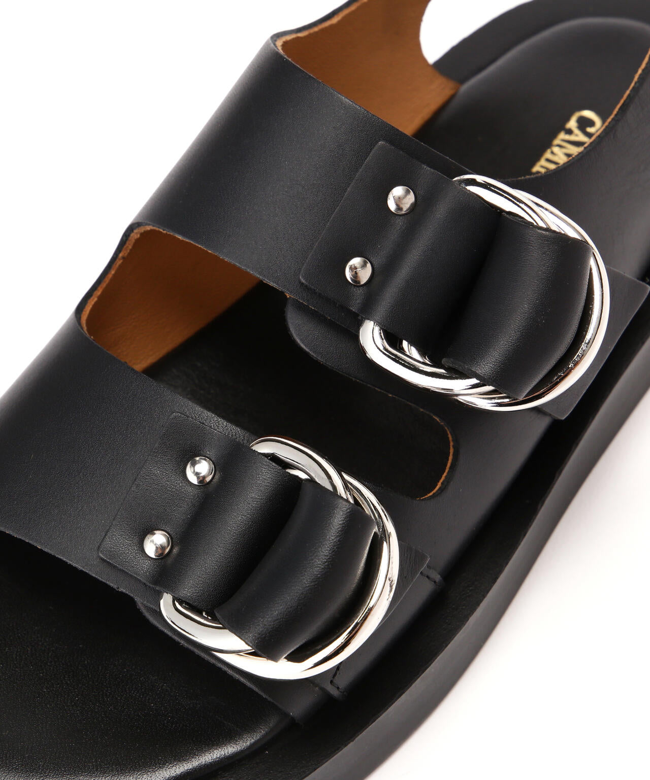 CAMINANDO/カミナンド DOUBLE RING PLATFORM SANDALS