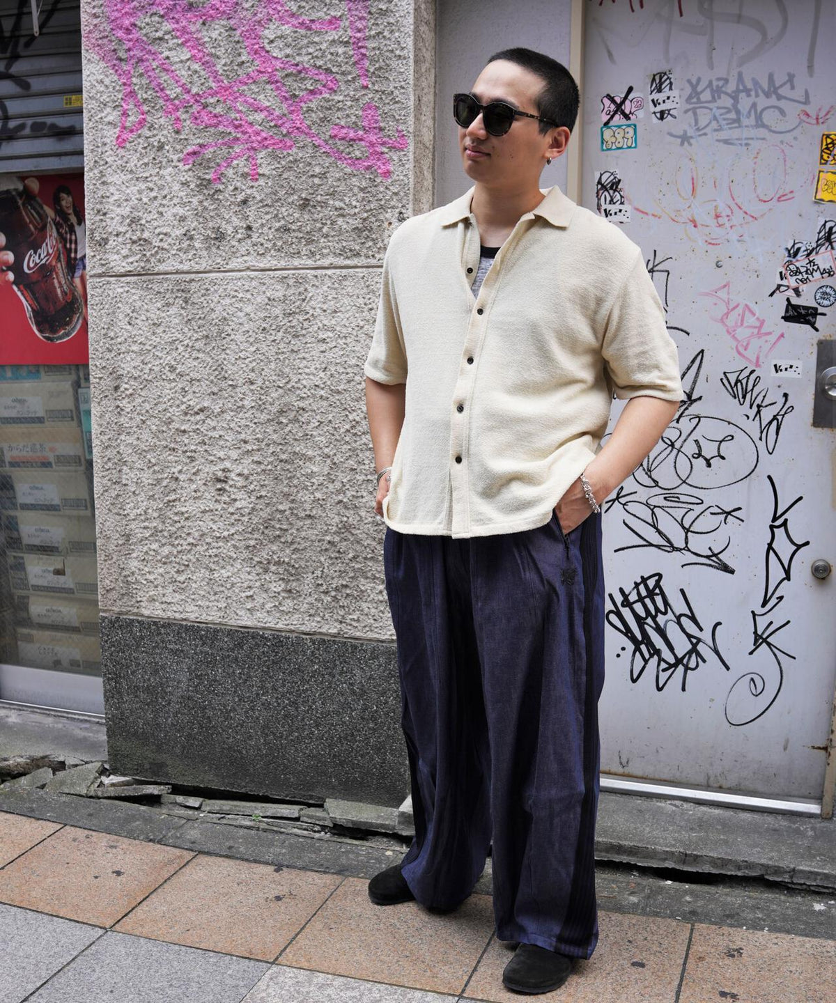 Needles/ニードルズ 別注H.D. Track Pant - DENIM