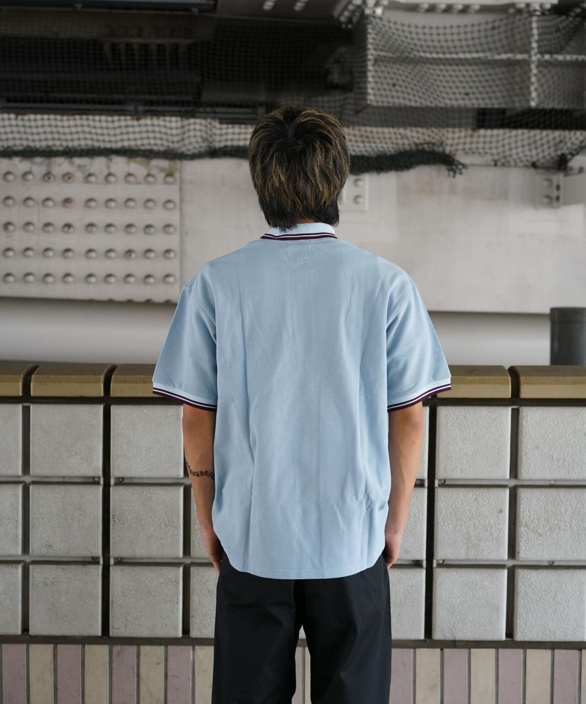 Needles/ニードルズ 別注Shawl Collar S/S Polo - Cotton Pique