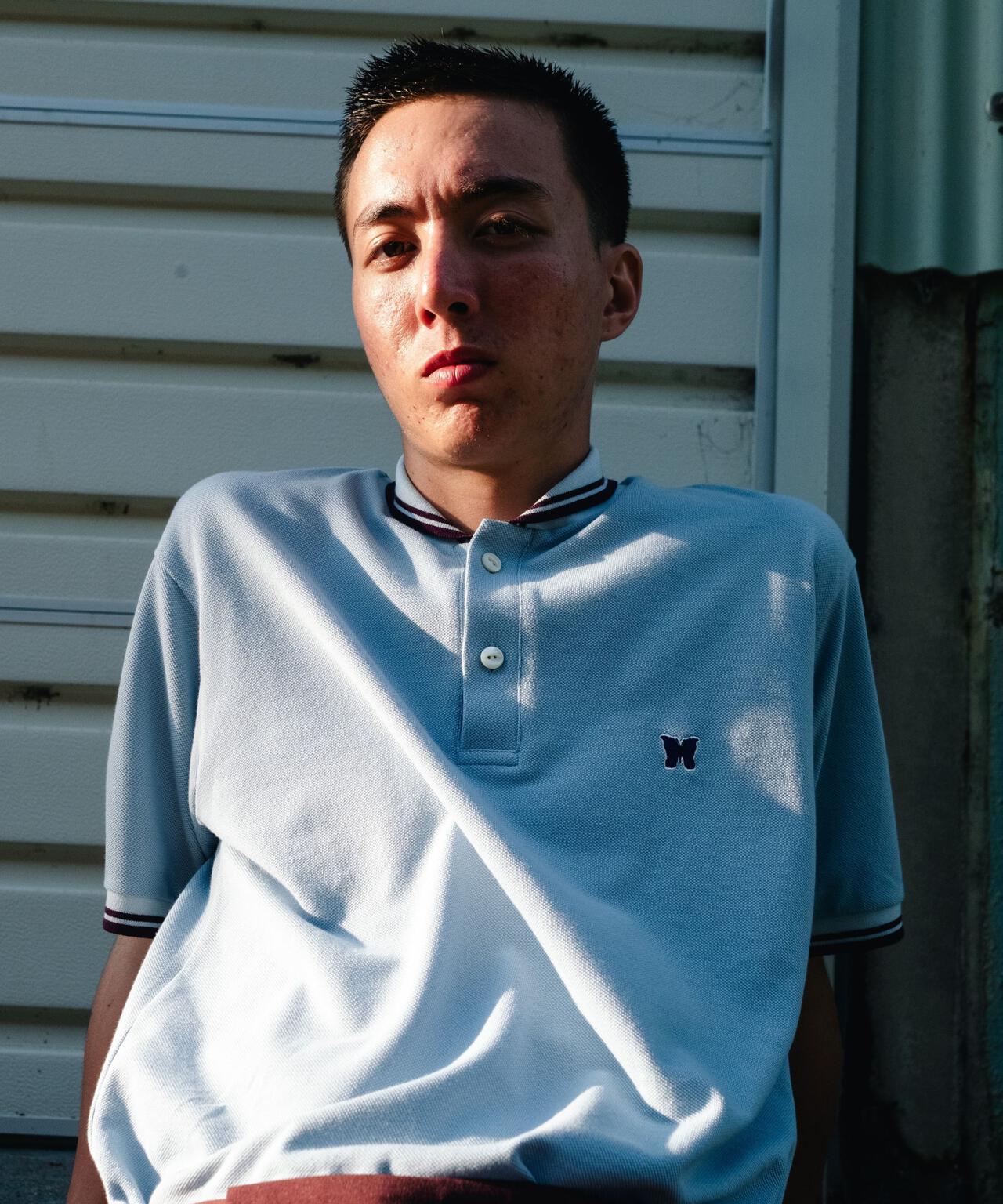 Needles/ニードルズ 別注Shawl Collar S/S Polo - Cotton Pique