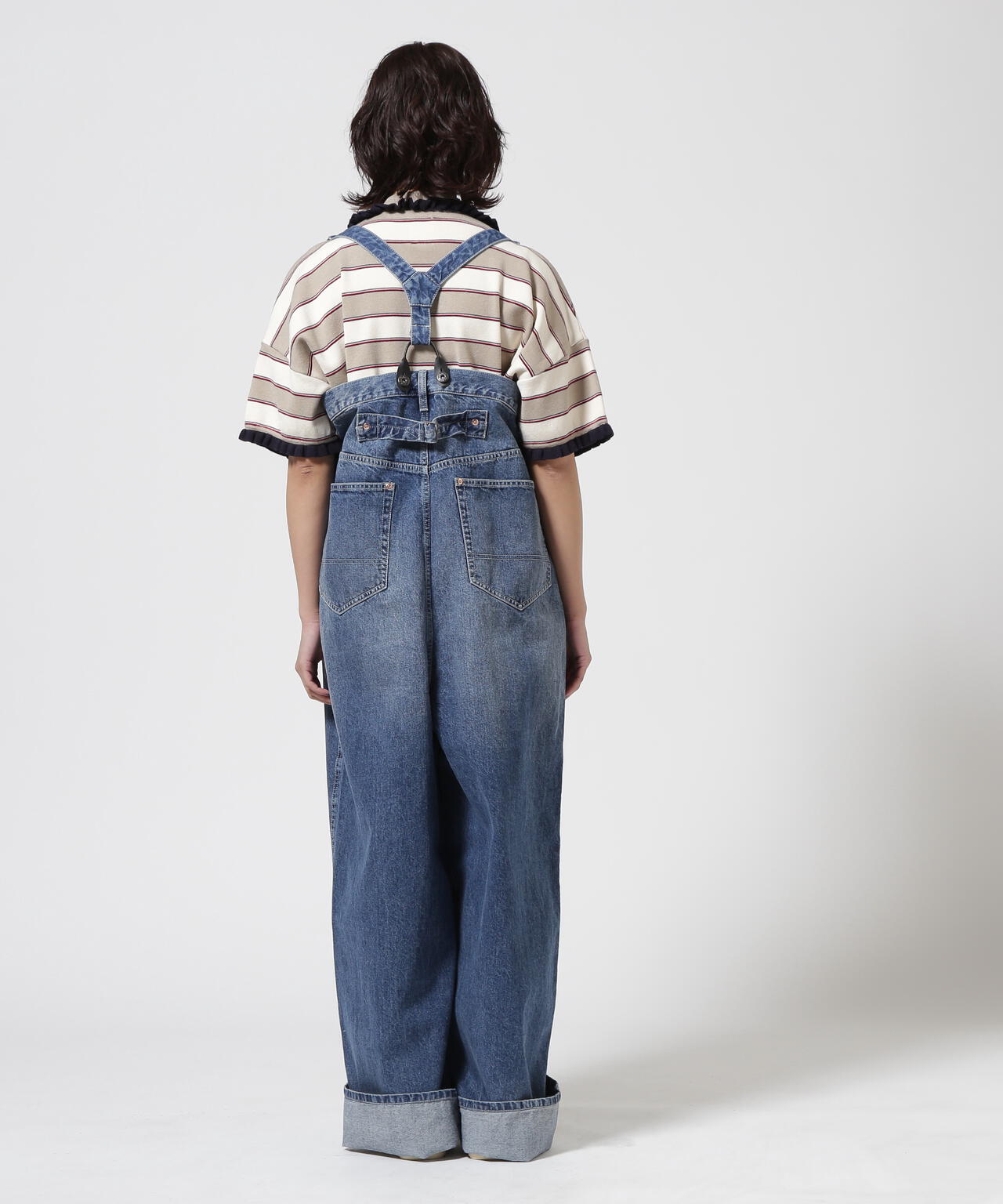 RHODOLIRION/ロドリリオン 5Pockets Suspender Pant-Denim