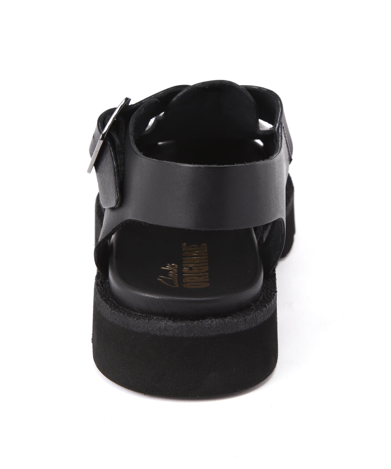 CLARKS/クラークス Meare Buckle レディースメアバックル (ブラックレザー)