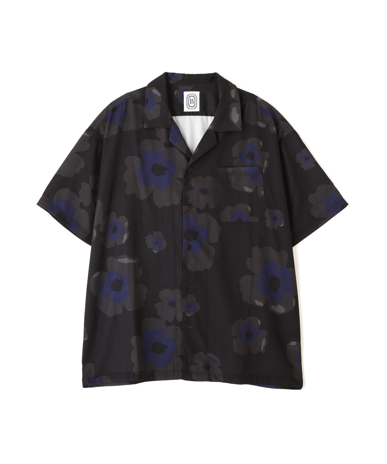 B omnivore/ビーオムニボー FLOWER S/S SHIRT