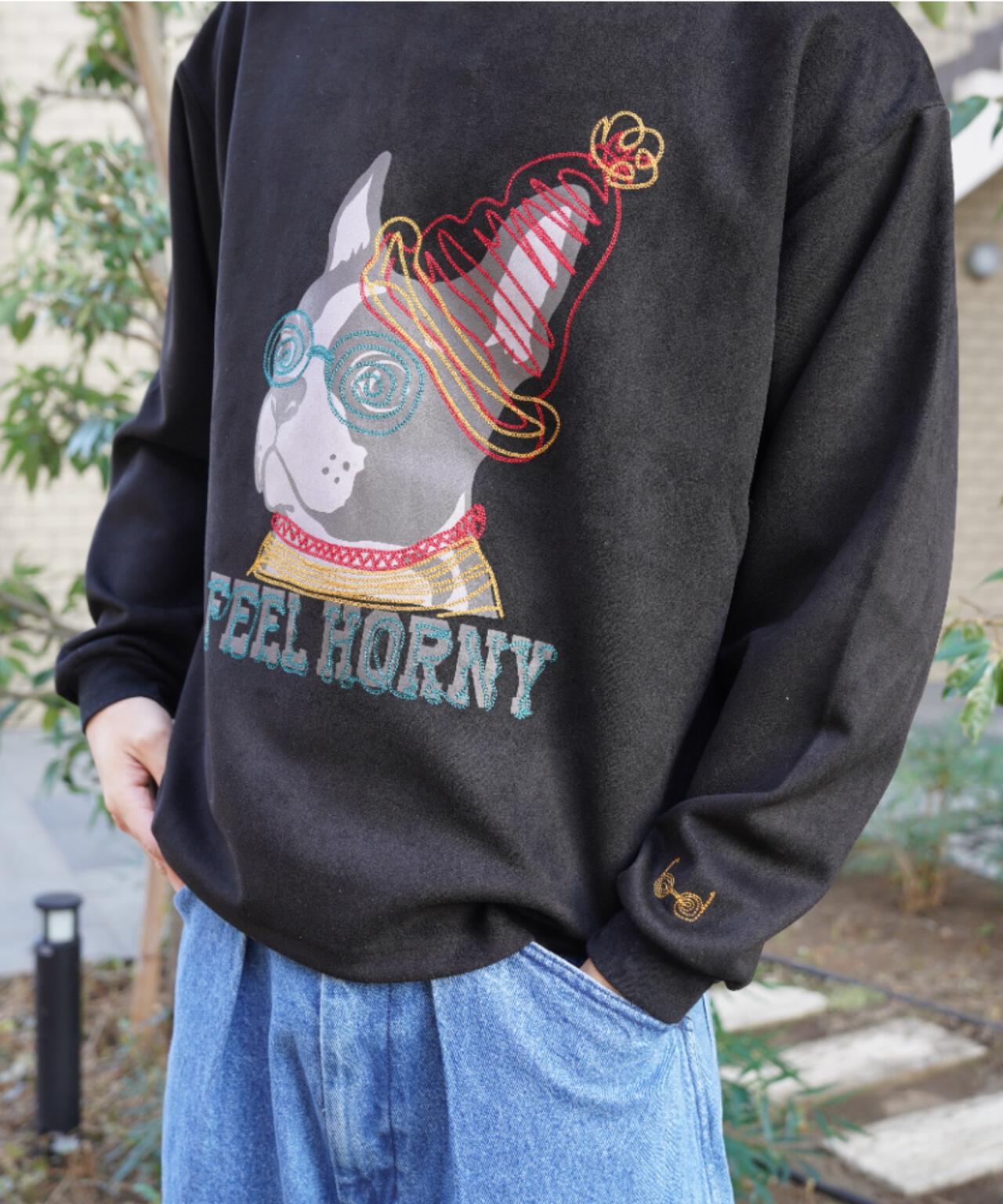 B omnivore/ビーオムニボー SUEDE DOG L/S PO