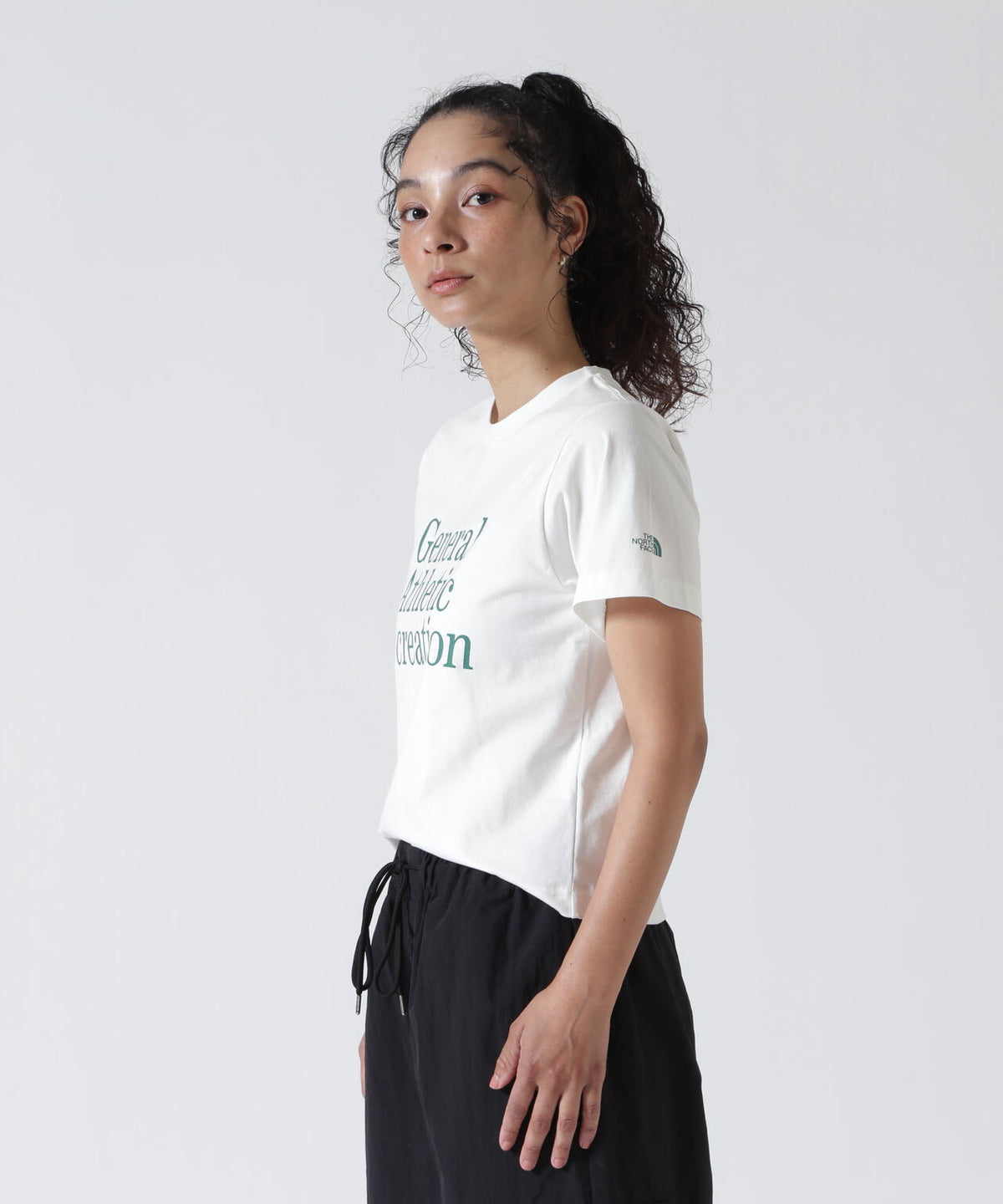 THE NORTH FACE/ザ・ノース・フェイス GAR Typographic White S/S Tee NT32666