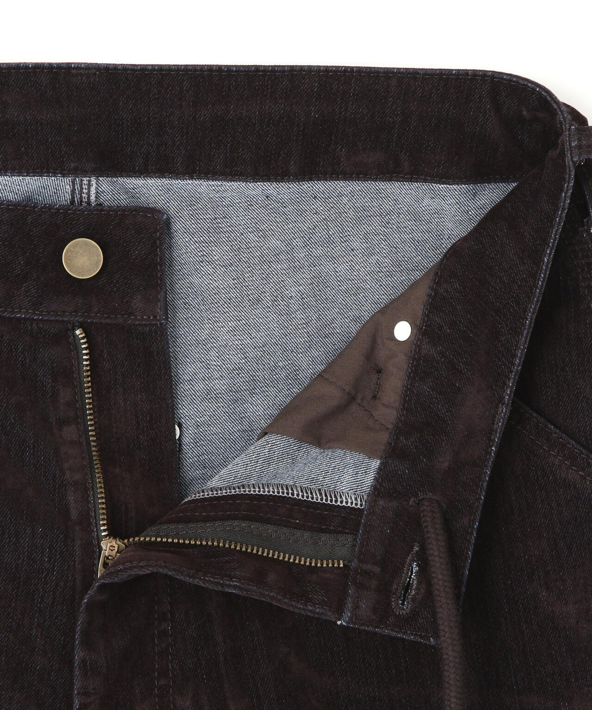 B omnivore/ビーオムニボー FLOCKY DENIM W KNEE PANTS フロッキーデニムダブルニーパンツ