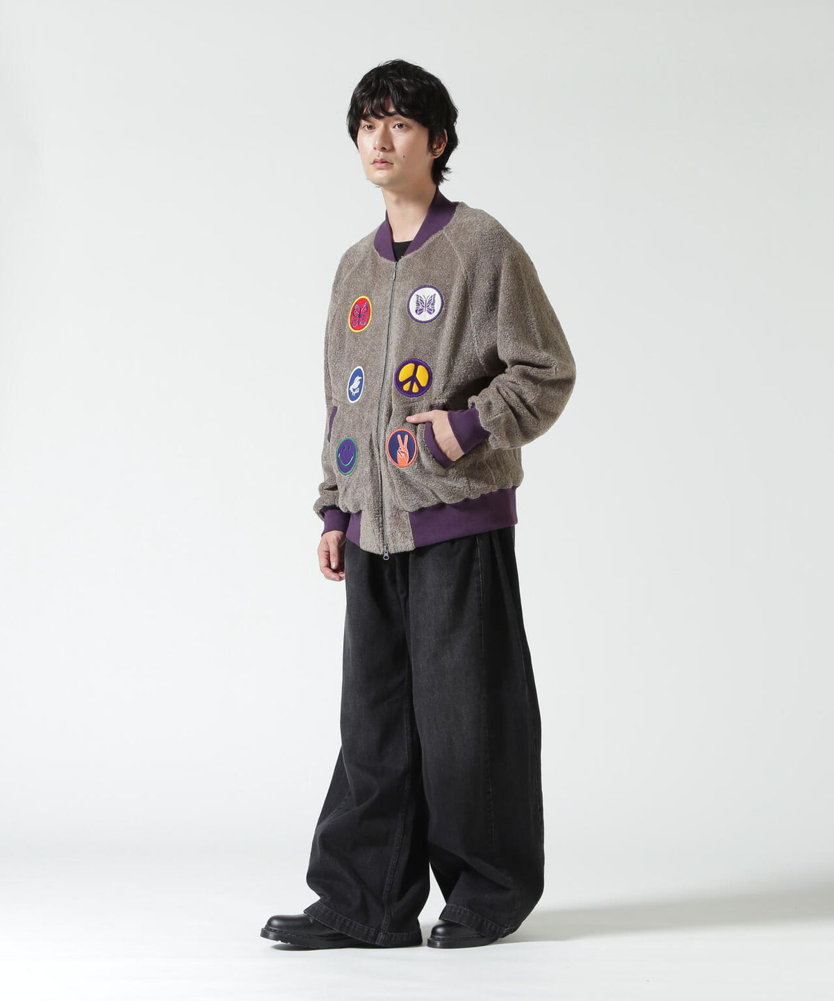 Needles/ニードルズ Souvenir Jacket - Knit Pile スーベニアジャケットニットパイル